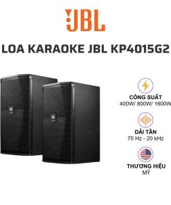 Loa karaoke JBL KP4015G2 (loa full, 2 đường tiếng, bass 40, 400W)